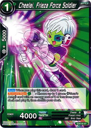 Cheelai, Frieza Force Soldier (Starter Deck - Rising Broly) [SD8-05] | Cracking-Singles