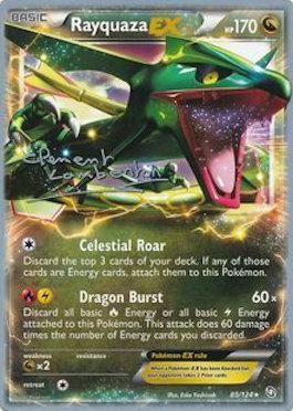 Rayquaza EX (85/124) (Anguille Sous Roche - Clement Lamberton) [World Championships 2013] | Cracking-Singles