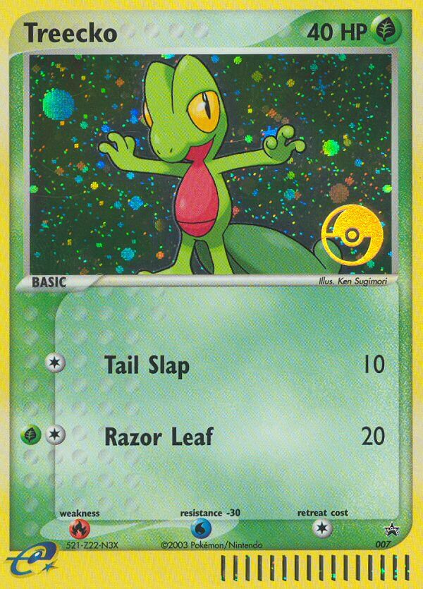 Treecko (007) [Nintendo: Black Star Promos] | Cracking-Singles