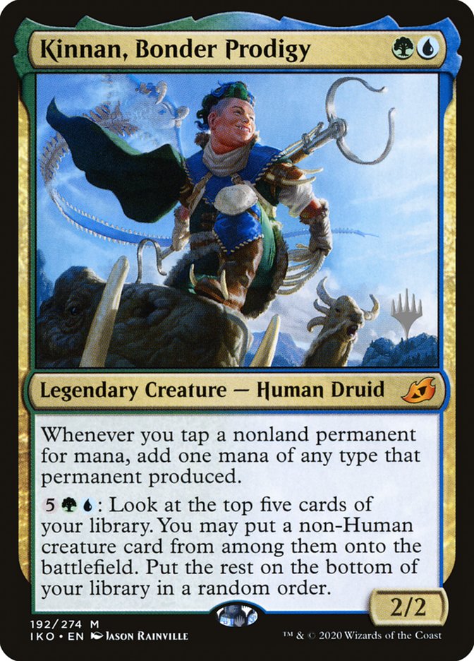 Kinnan, Bonder Prodigy (Promo Pack) [Ikoria: Lair of Behemoths Promos] | Cracking-Singles