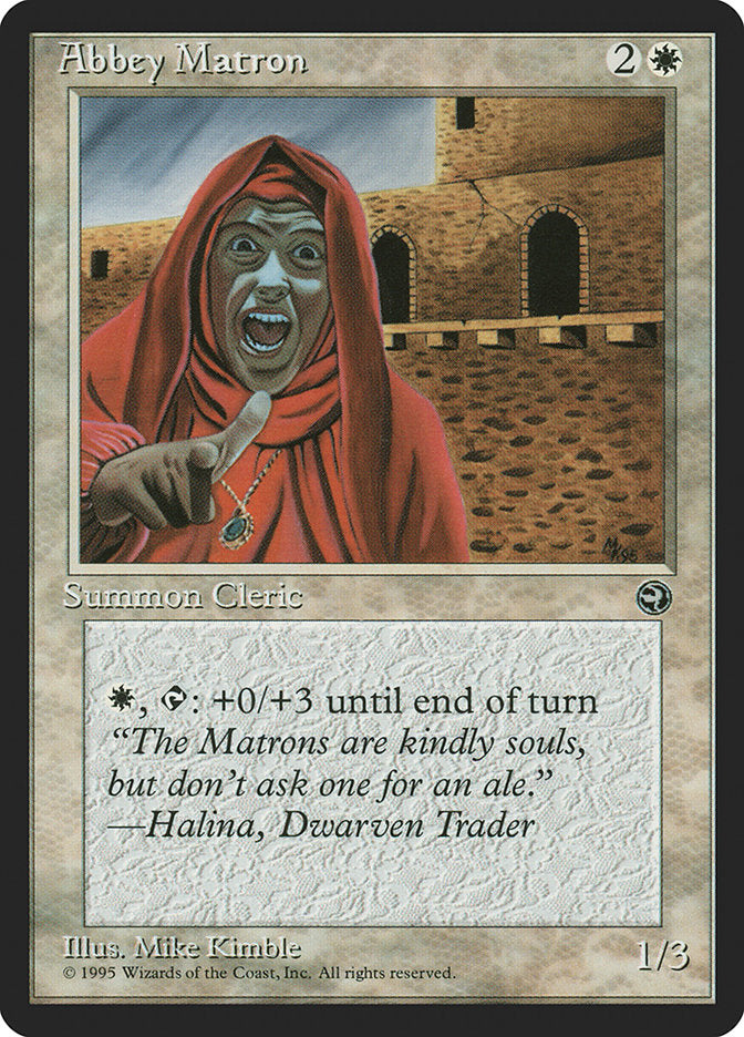 Abbey Matron (Halina Flavor Text) [Homelands] | Cracking-Singles