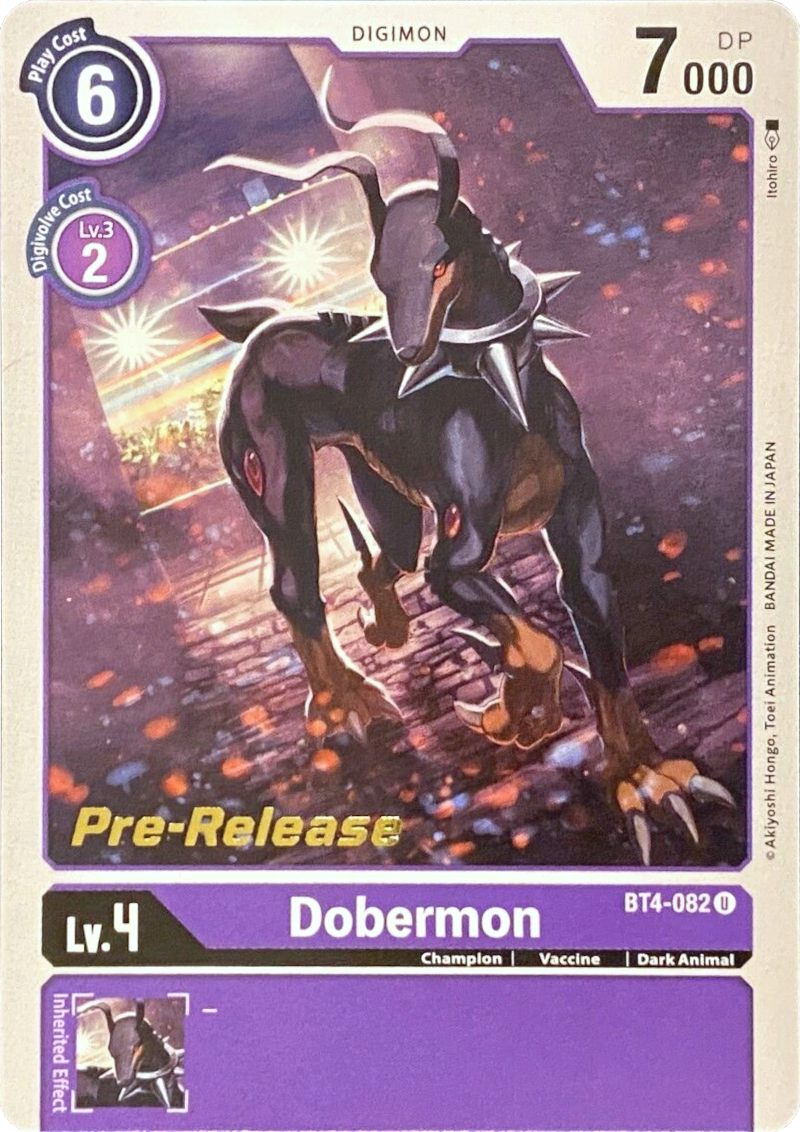 Dobermon [BT4-082] [Great Legend Pre-Release Promos] | Cracking-Singles