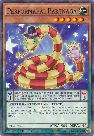 Performapal Partnaga [SP15-EN025] Shatterfoil Rare | Cracking-Singles