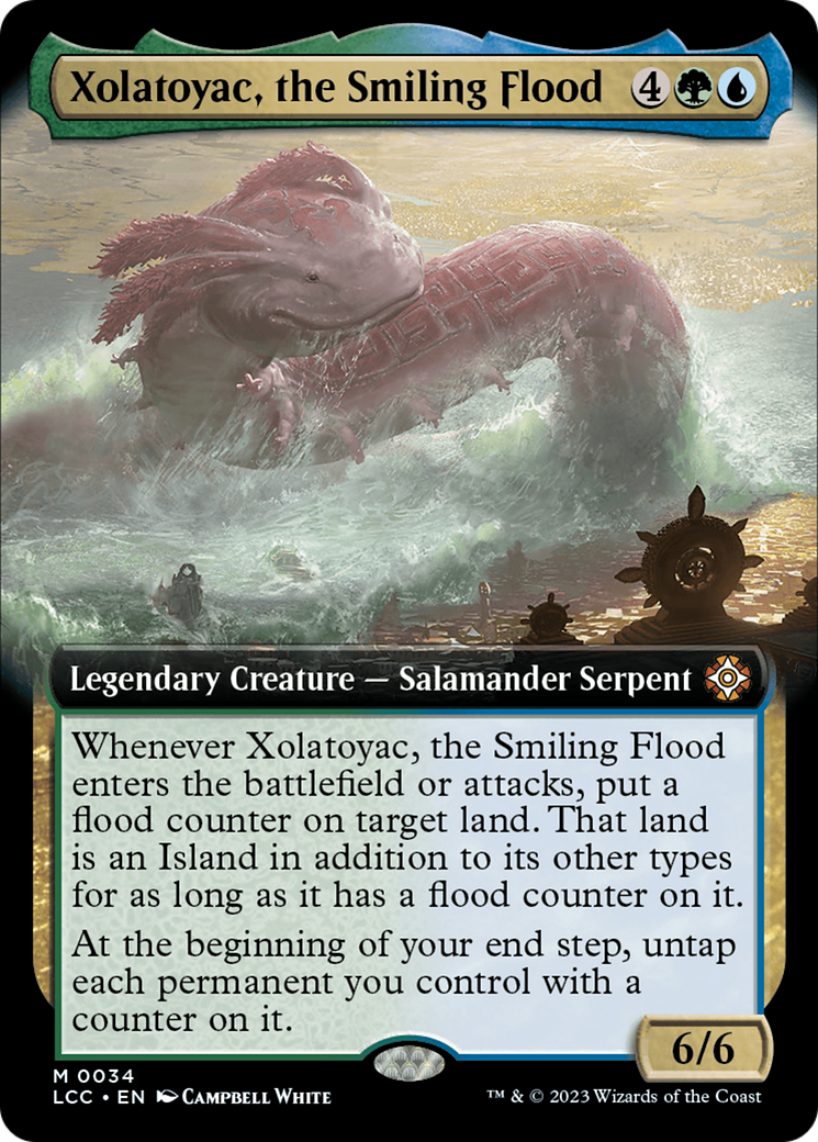 Xolatoyac, the Smiling Flood (Extended Art) [The Lost Caverns of Ixalan Commander] | Cracking-Singles