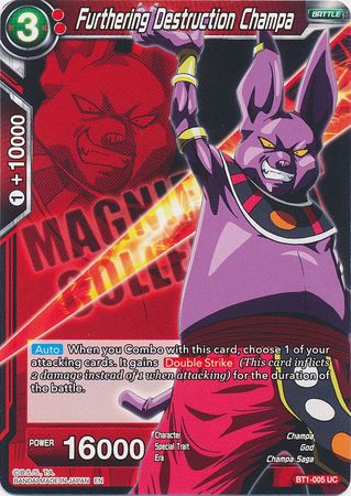 Furthering Destruction Champa [BT1-005] | Cracking-Singles