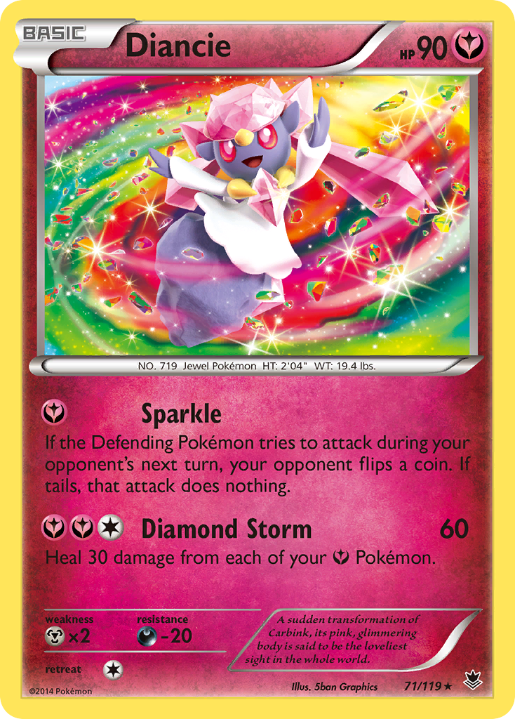 Diancie (71/119) [XY: Phantom Forces] | Cracking-Singles