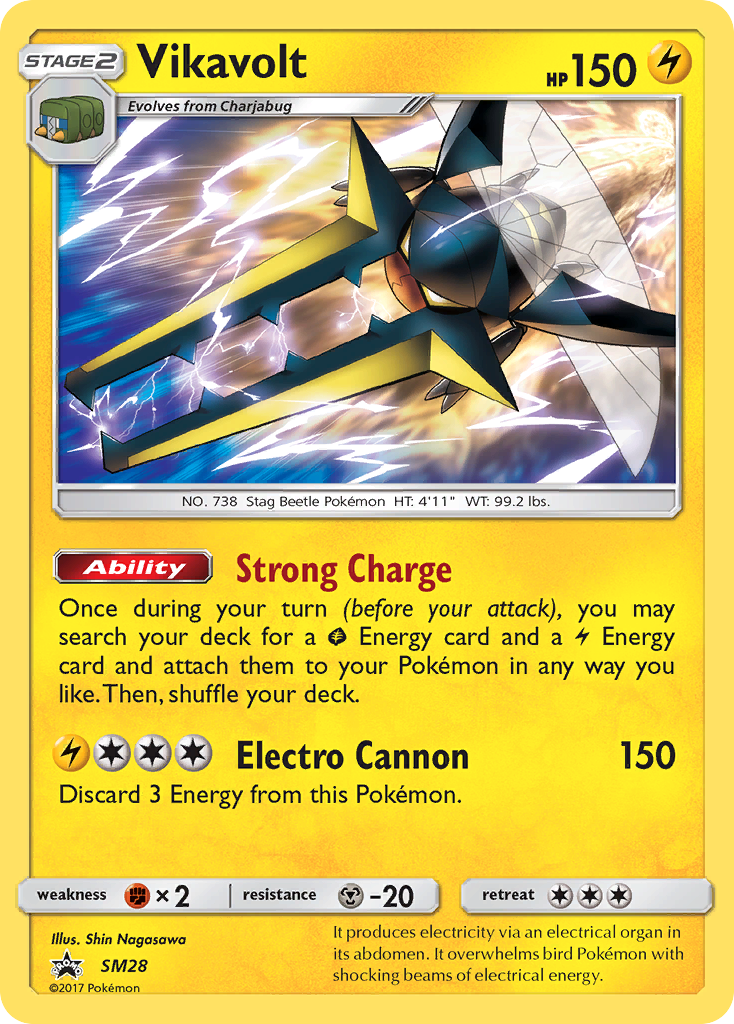 Vikavolt (SM28) [Sun & Moon: Black Star Promos] | Cracking-Singles