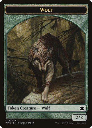 Wolf Token [Modern Masters 2015 Tokens] | Cracking-Singles