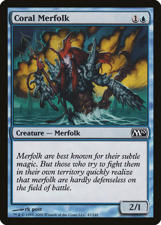 Coral Merfolk [Magic 2010] | Cracking-Singles