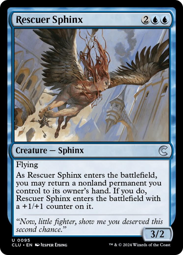 Rescuer Sphinx [Ravnica: Clue Edition] | Cracking-Singles