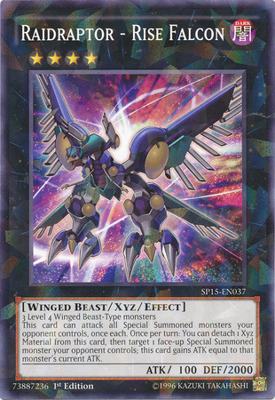 Raidraptor - Rise Falcon [SP15-EN037] Shatterfoil Rare | Cracking-Singles