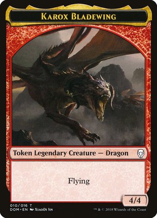 Karox Bladewing Token [Dominaria Tokens] | Cracking-Singles