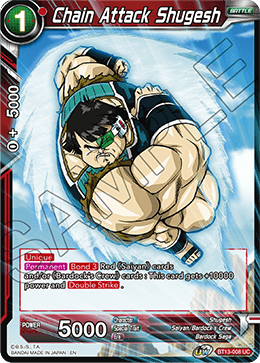 Chain Attack Shugesh (Uncommon) [BT13-008] | Cracking-Singles