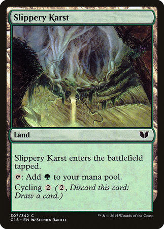 Slippery Karst [Commander 2015] | Cracking-Singles