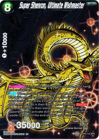 Super Shenron, Ultimate Wishmaster (SPR) [BT6-115_SPR] | Cracking-Singles