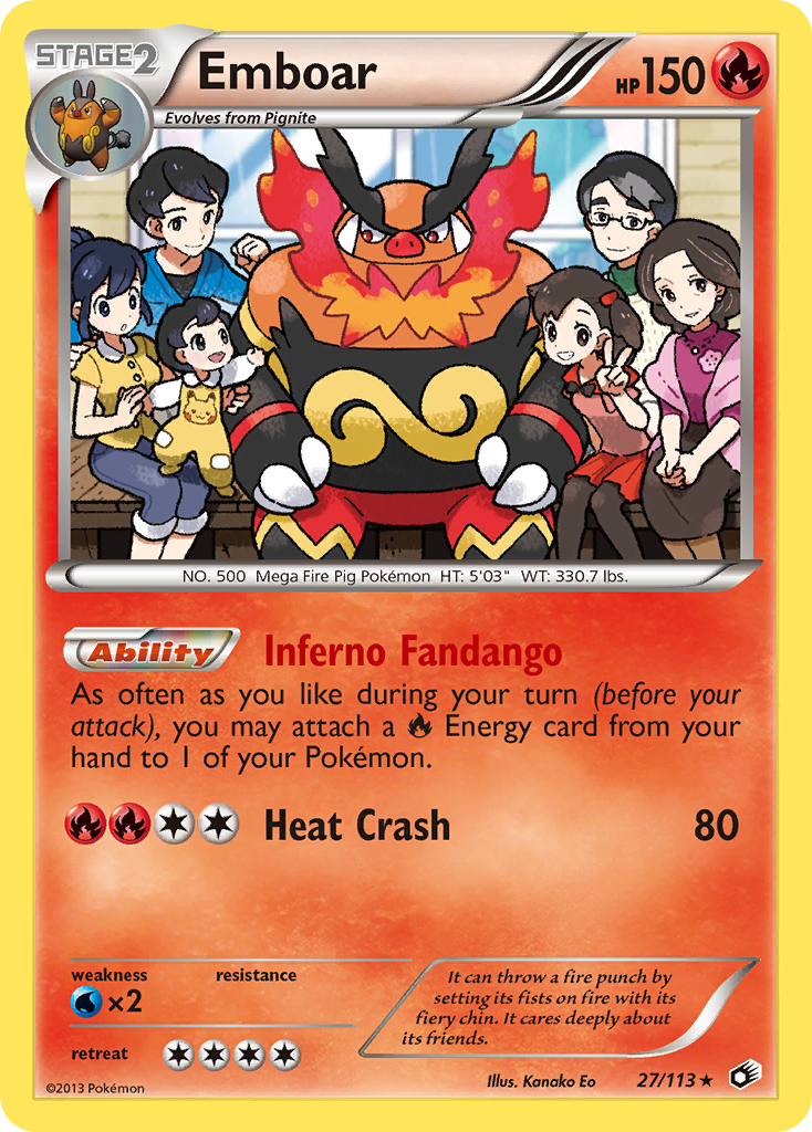 Emboar (27/113) (Theme Deck Exclusive) [Black & White: Legendary Treasures] | Cracking-Singles