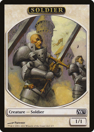 Soldier Token [Magic 2012 Tokens] | Cracking-Singles