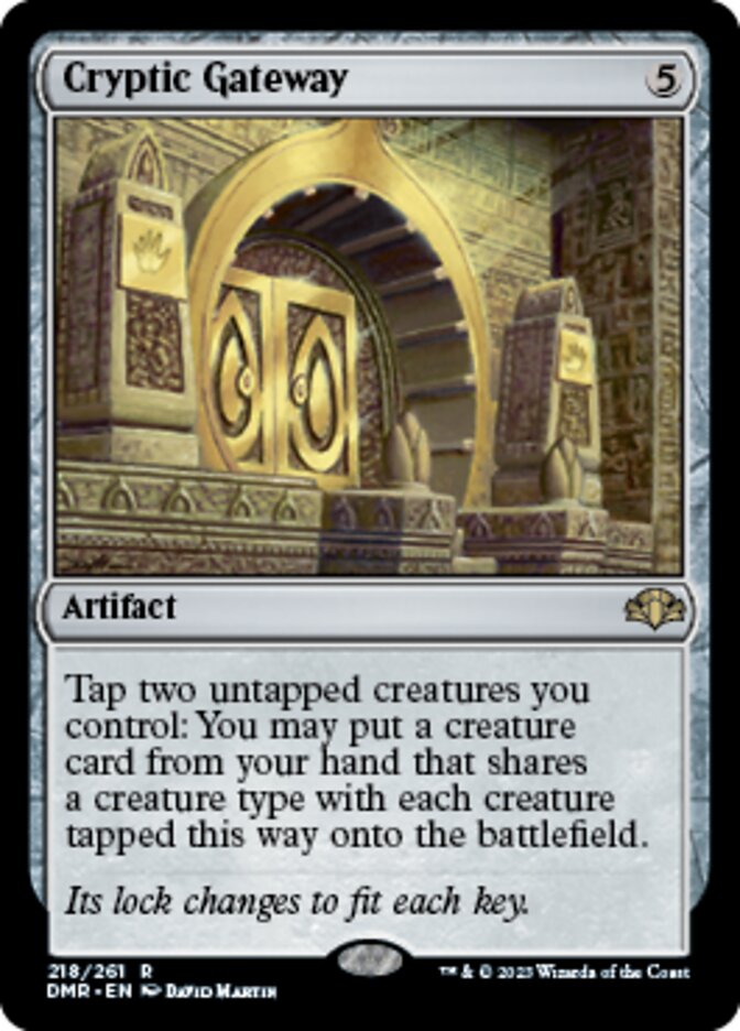 Cryptic Gateway [Dominaria Remastered] | Cracking-Singles