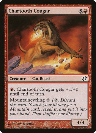 Chartooth Cougar [Duel Decks: Jace vs. Chandra] | Cracking-Singles