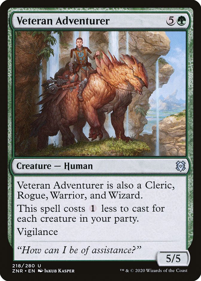 Veteran Adventurer [Zendikar Rising] | Cracking-Singles