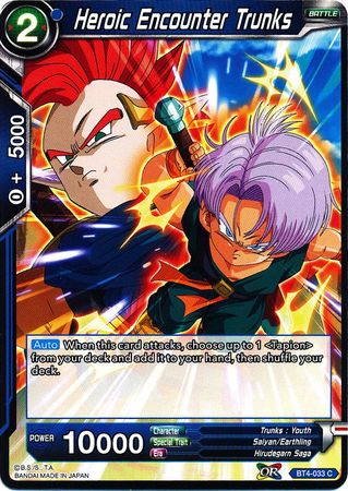 Heroic Encounter Trunks [BT4-033] | Cracking-Singles