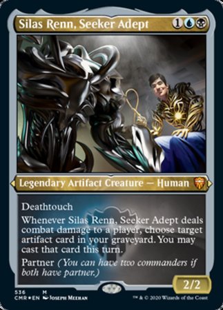 Silas Renn, Seeker Adept (Foil Etched) [Commander Legends] | Cracking-Singles