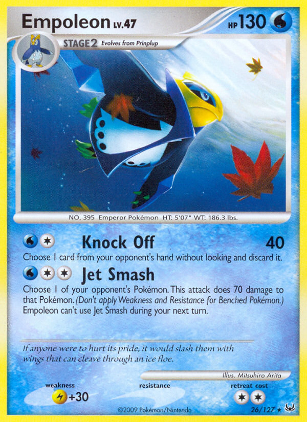 Empoleon (26/127) [Platinum: Base Set] | Cracking-Singles