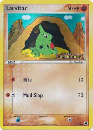 Larvitar (51/101) (Stamped) [EX: Dragon Frontiers] | Cracking-Singles