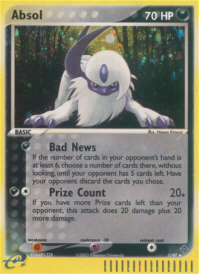 Absol (1/97) [EX: Dragon] | Cracking-Singles