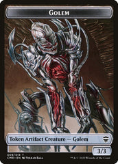 Golem // The Monarch Token [Commander Legends Tokens] | Cracking-Singles