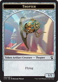 Thopter (025) // Servo Double-sided Token [Commander 2018 Tokens] | Cracking-Singles