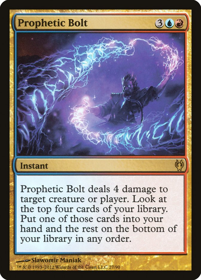 Prophetic Bolt [Duel Decks: Izzet vs. Golgari] | Cracking-Singles