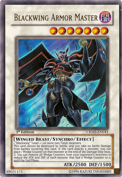 Blackwing Armor Master [CRMS-EN041] Ultra Rare | Cracking-Singles