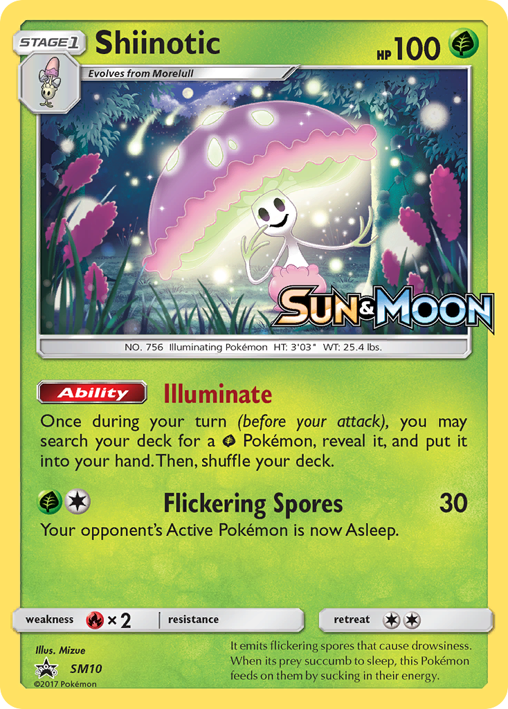 Shiinotic (SM10) [Sun & Moon: Black Star Promos] | Cracking-Singles