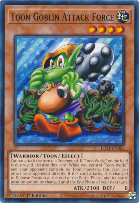 Toon Goblin Attack Force [LDS1-EN061] Common | Cracking-Singles