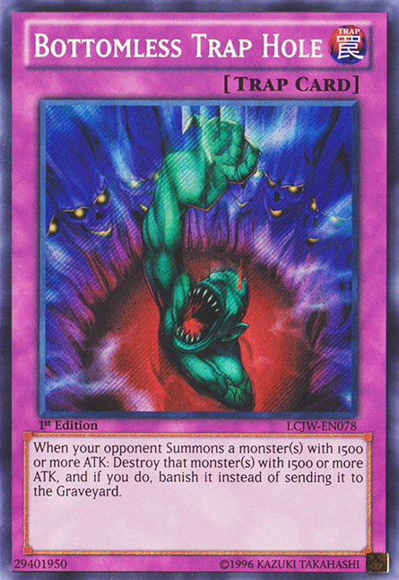 Bottomless Trap Hole [LCJW-EN078] Secret Rare | Cracking-Singles