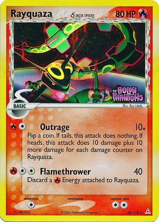 Rayquaza (26/110) (Delta Species) (Stamped) [EX: Holon Phantoms] | Cracking-Singles