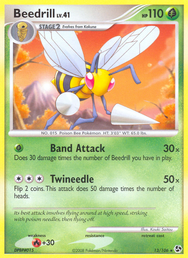 Beedrill (13/106) [Diamond & Pearl: Great Encounters] | Cracking-Singles