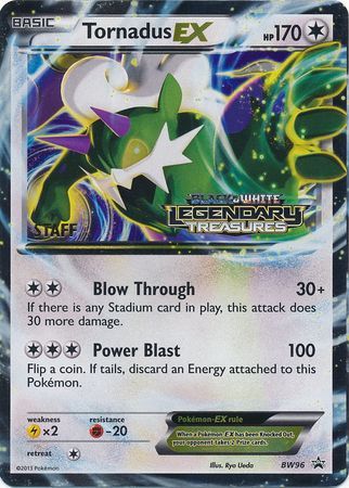 Tornadus EX (BW96) (Staff Prerelease Promo) [Black & White: Black Star Promos] | Cracking-Singles