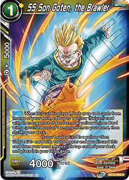 SS Son Goten, the Brawler (BT14-099) [Cross Spirits] | Cracking-Singles