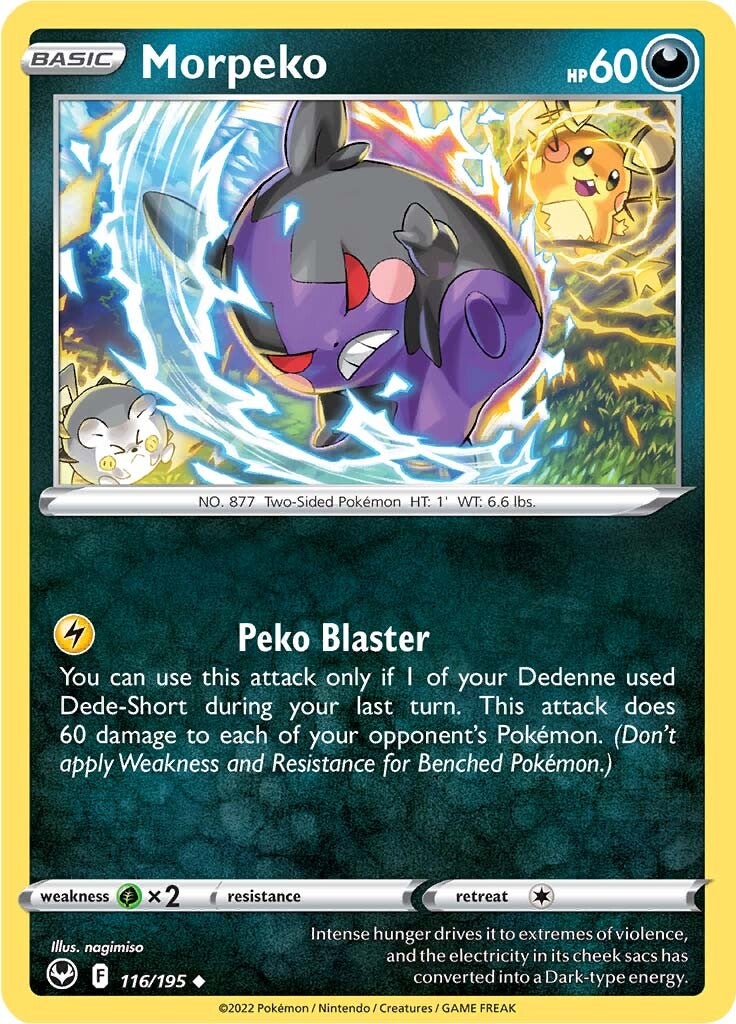 Morpeko (116/195) [Sword & Shield: Silver Tempest] | Cracking-Singles