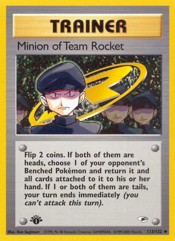 Minion of Team Rocket (113/132) [Gym Heroes 1st Edition] | Cracking-Singles