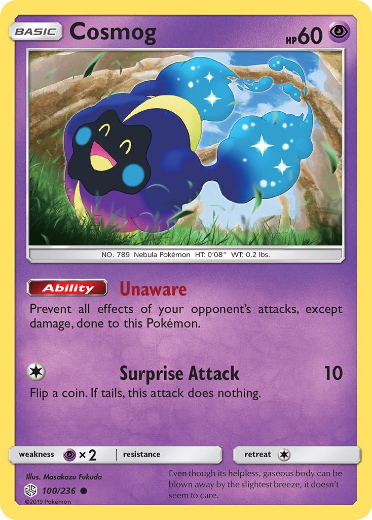 Cosmog (100/236) [Sun & Moon: Cosmic Eclipse] | Cracking-Singles