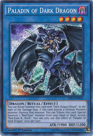 Paladin of Dark Dragon [DRL2-EN018] Secret Rare | Cracking-Singles