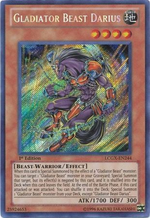 Gladiator Beast Darius [LCGX-EN244] Secret Rare | Cracking-Singles