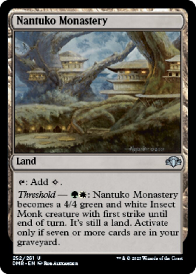 Nantuko Monastery [Dominaria Remastered] | Cracking-Singles