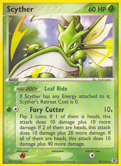 Scyther (29/112) [EX: FireRed & LeafGreen] | Cracking-Singles