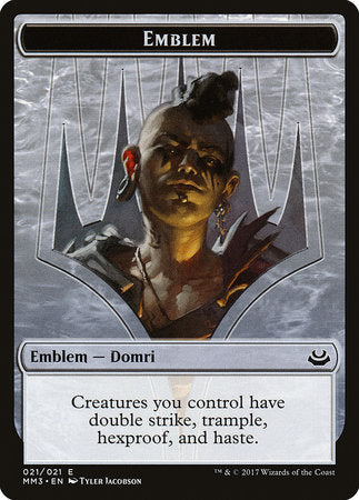 Emblem - Domri Rade [Modern Masters 2017 Tokens] | Cracking-Singles