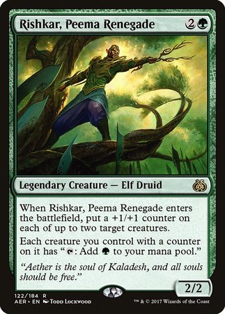 Rishkar, Peema Renegade [Aether Revolt] | Cracking-Singles