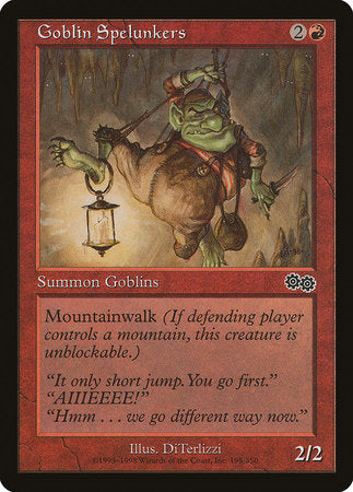 Goblin Spelunkers [Urza's Saga] | Cracking-Singles